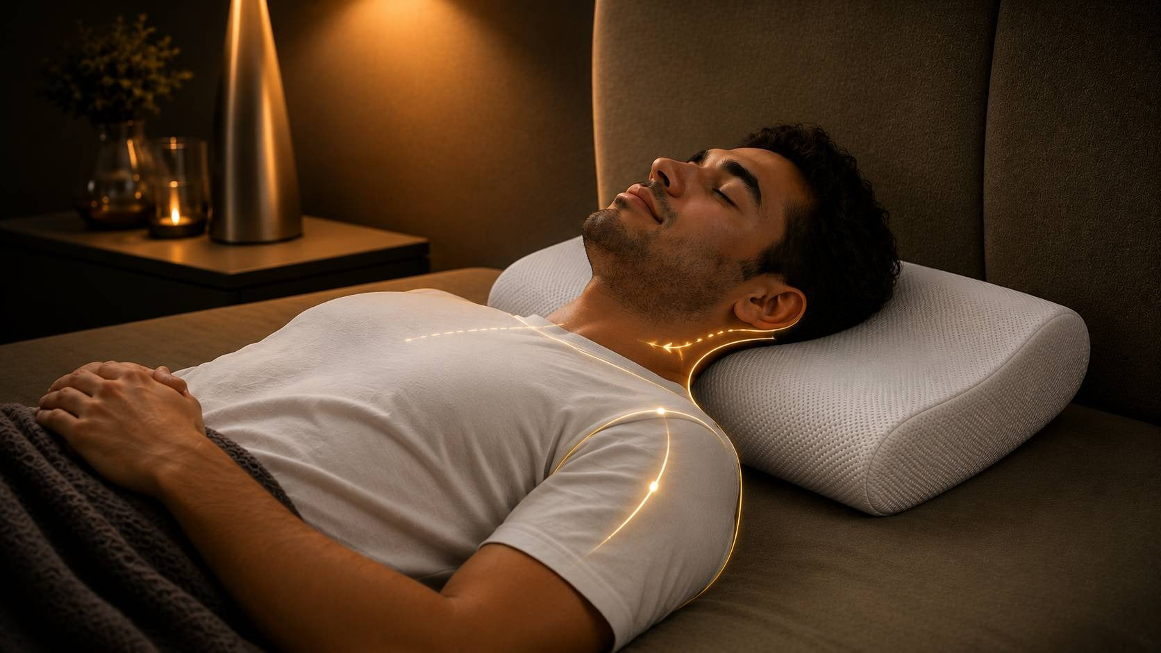 رجل نائم على وسادة Dr. Night
