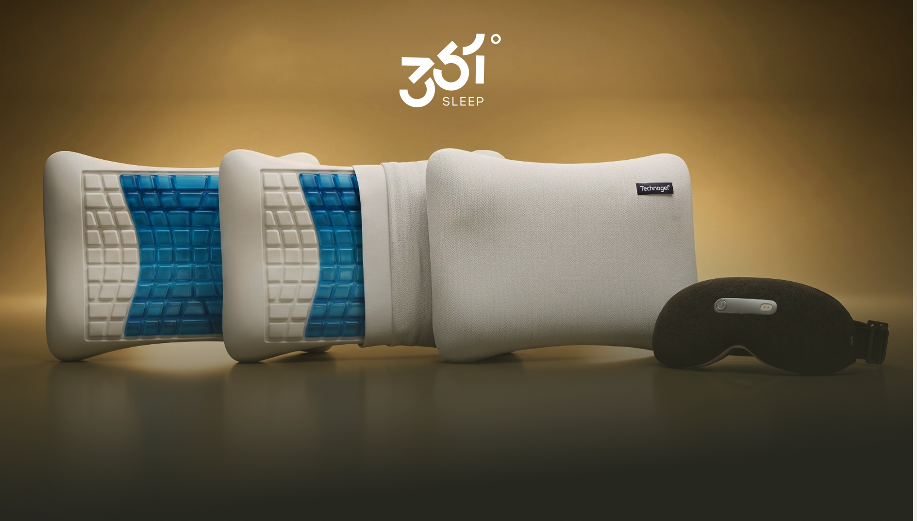 وسائد 361 وقناع النوم الذكي DreamMask
